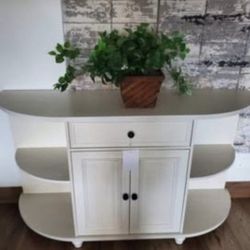 Off White Sideboard/ Buffet Or Use For Coffee Bar (New)