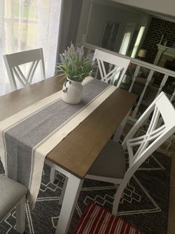 New Table And 4 Chairs