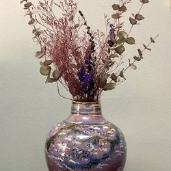 Lavender Ceramic Vase