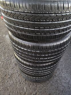 4 very good tires size 245-35-20 all 4 for $280 free installation and balance