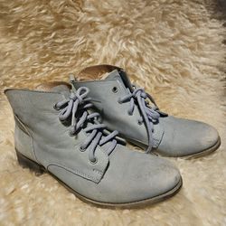 Vintage 1980s STEVE MADDEN suede Low Boots Booties Size 9 Shoes