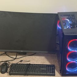 FULL GAMING SETUP – RX 6700 + Ryzen 5 + Dell 32’’165Hz + RAZER Keyboard 💥