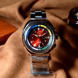 Orient king diver automatic red dial