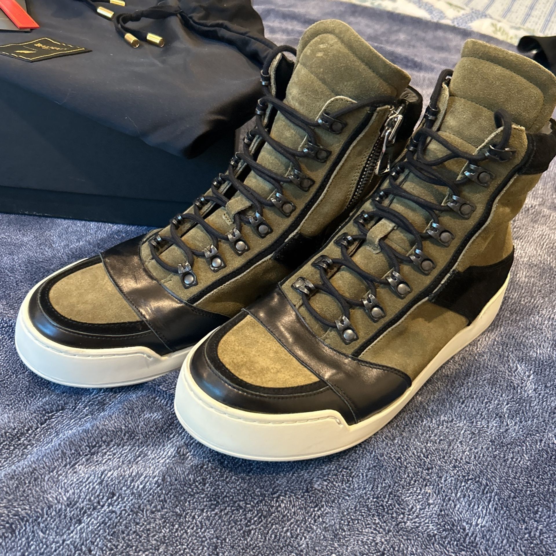 Balmain X HM Men’s Sneakers High Quality Size 44 US10.5