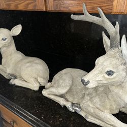 Deer Yard Statues