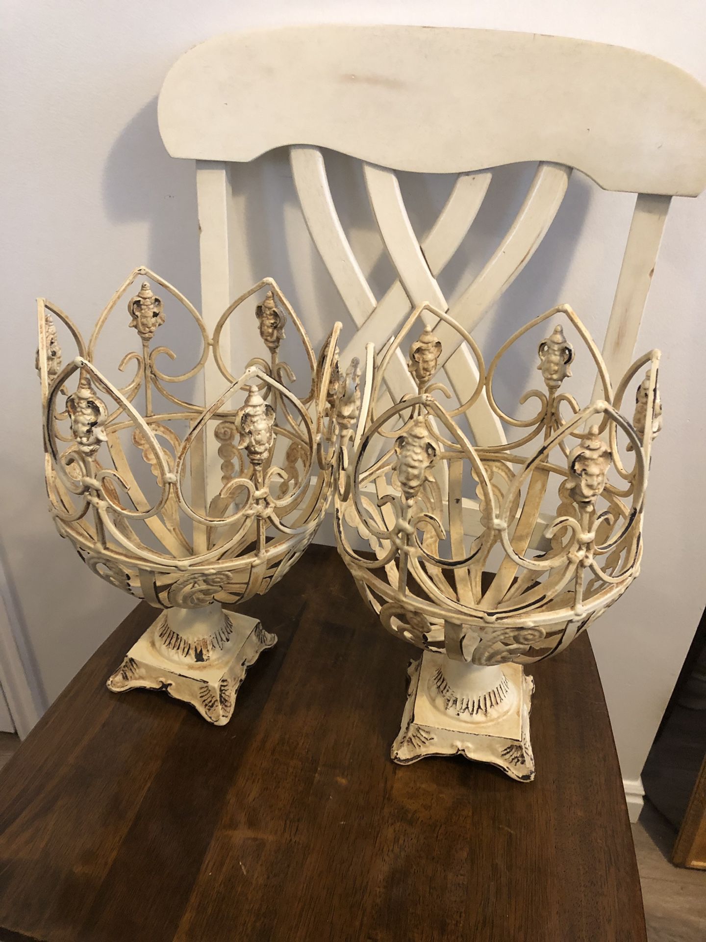 Pair Of Cast Iron Plant Stands!