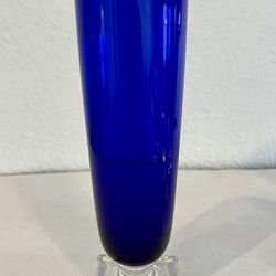 Vintage Glassware Cobalt Blue Seneca Pilsner Glasses 