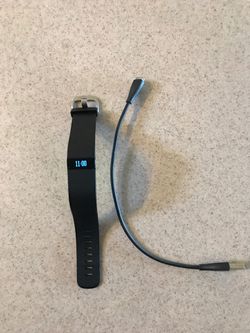 Fitbit charge HR. with charger.