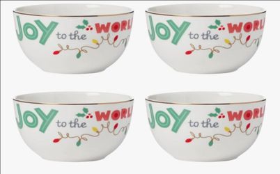 Lenox Peanuts Snoopy Holiday All-Purpose Bowls (Set of 4)