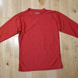 A4 Adult Red Cooling Performance Compression Shirt (S)