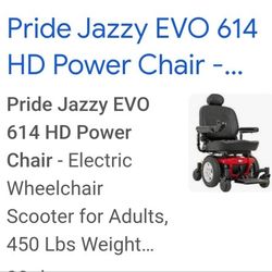 Jazzy EVO 450 lbs Capacity 