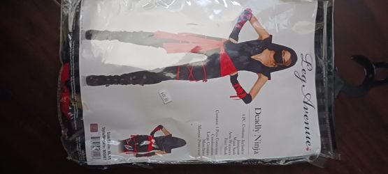 Holloween costume adult large -xlarge deadly ninja