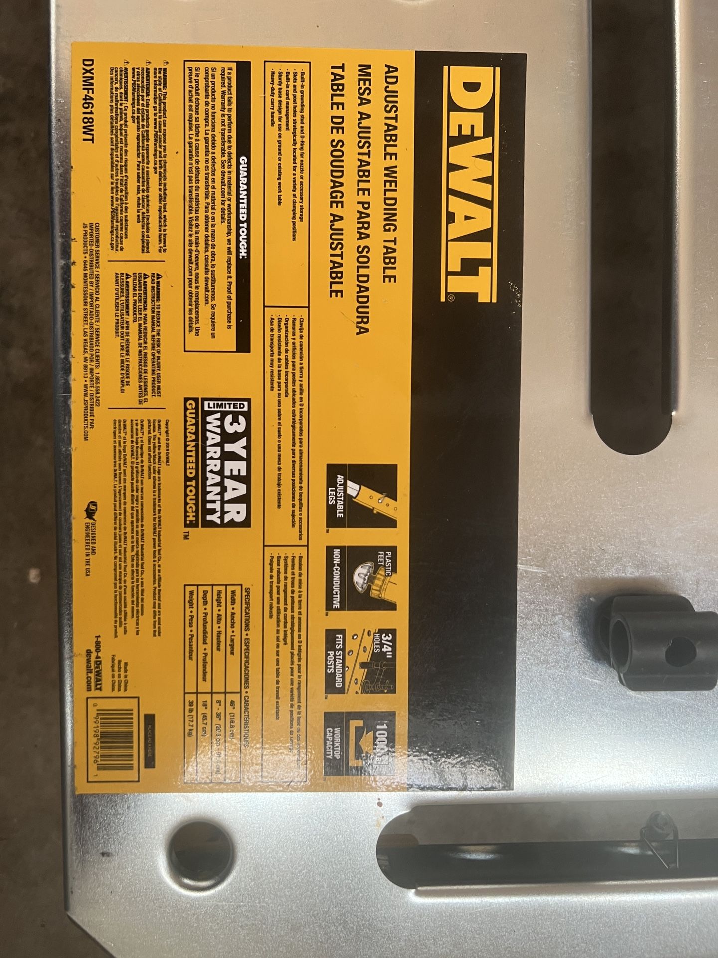 Dewalt Welding Table for Sale in Auburn, WA OfferUp