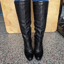 Leather Boots Nine West 8.5