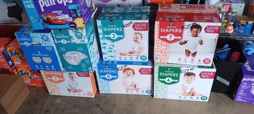 Diapers, Baby Wipes And Other Baby Items
