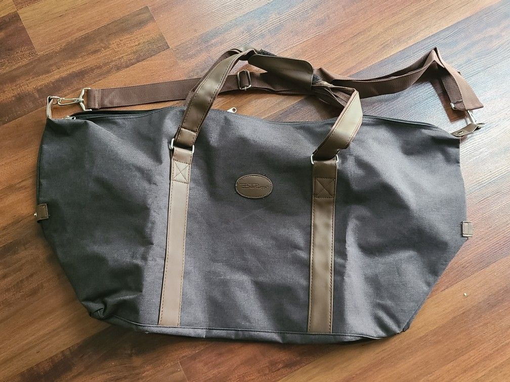 Duffle Bag Gray & Brown