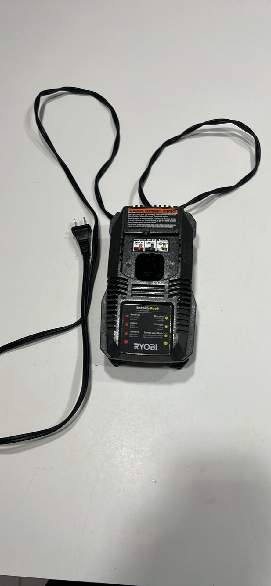 Ryobi IntelliPort Battery Charger – 18V ONE+ Compatible