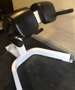 Precor hyperextension bench sale