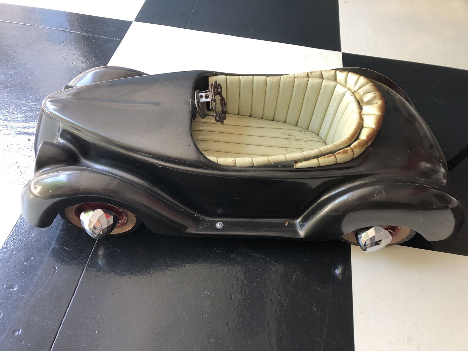 Old school hotrod push car! Baby hot rod push car stroller