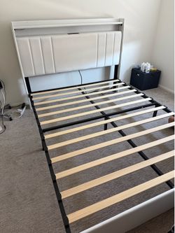 Bed frame and headboard