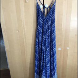 Dress Blue & White 