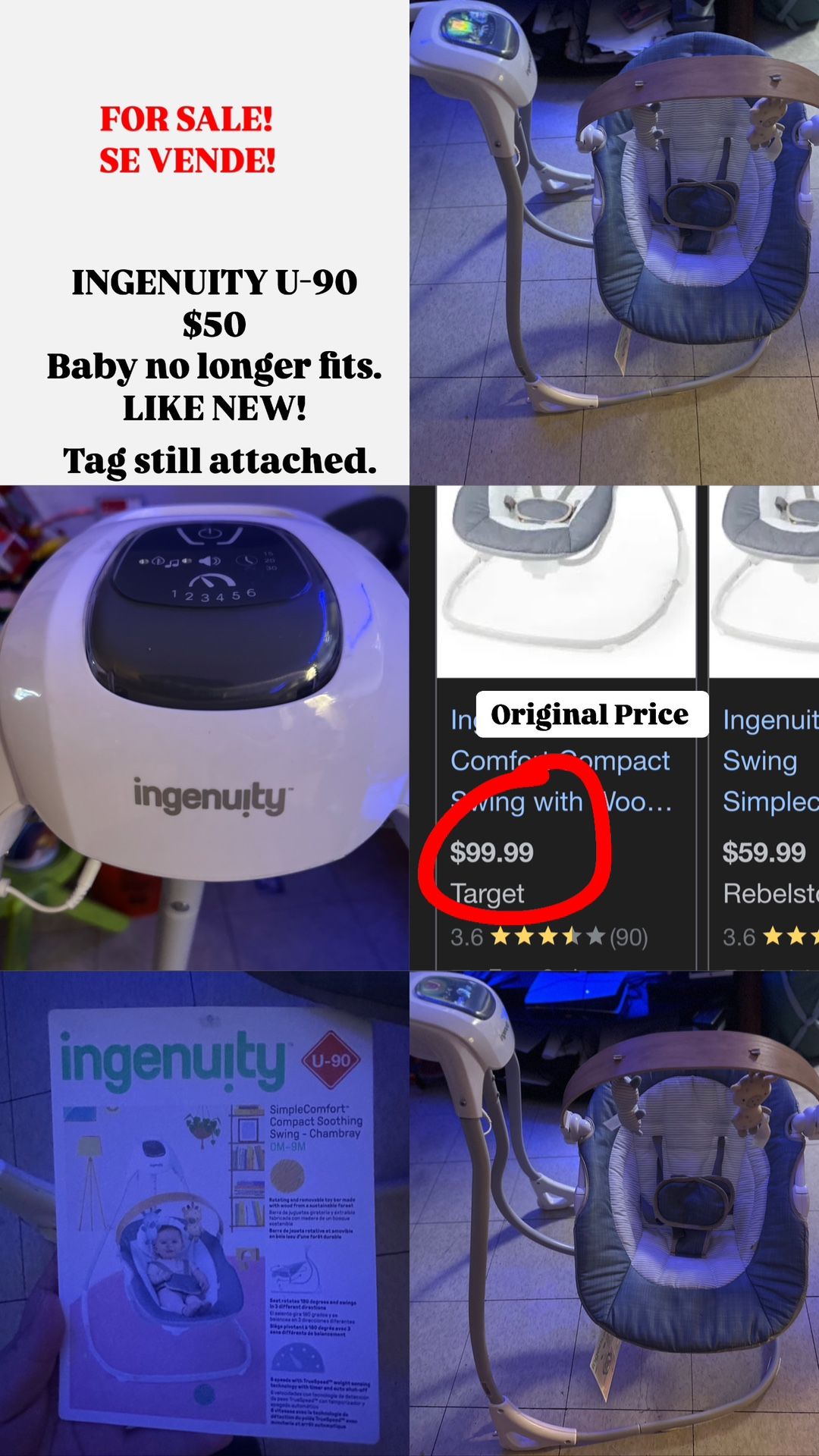 Baby Rocker Details On Picture