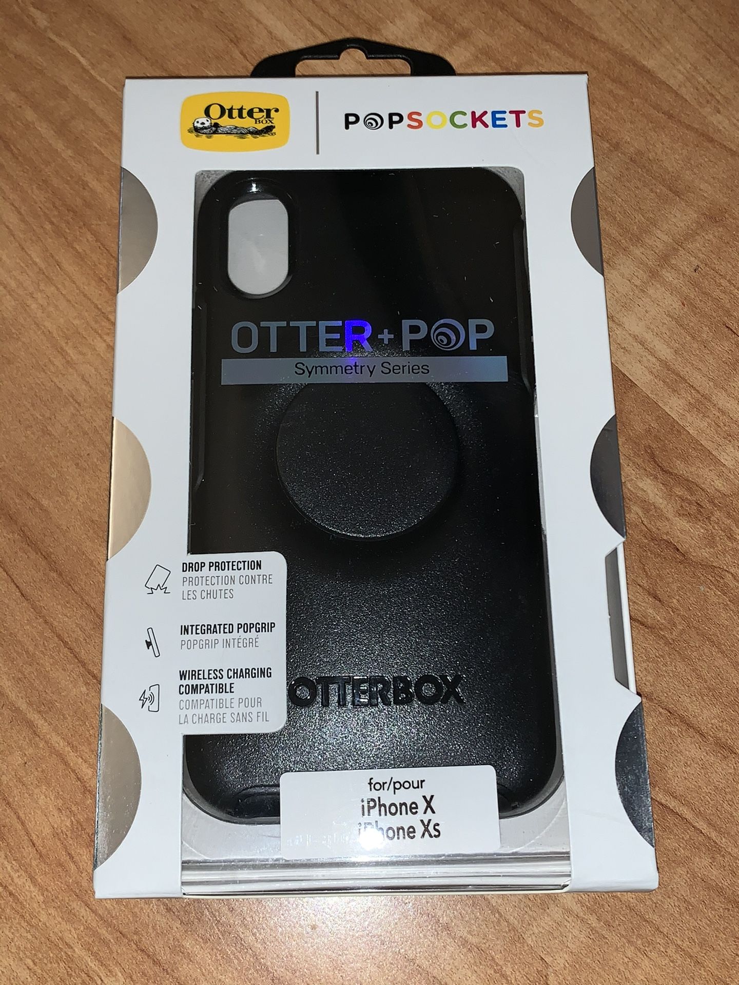 New Apple iPhone XS/X Case Pop Symmetry Black