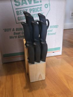 Knife Set With Block