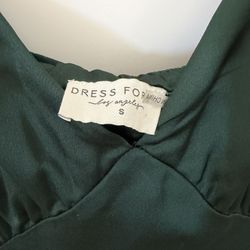 Silk Emerald Green Dress