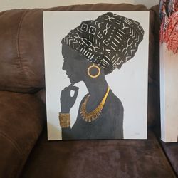 African Wall Canvas