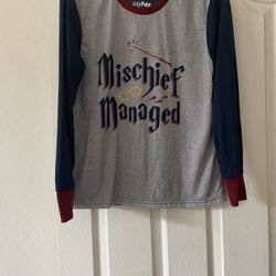 Harry Potter’s Mischief Managed  Long Sleeved Shirt Small