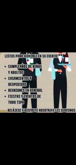 Servidoras de comida!! Meseras y meseros