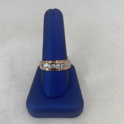 14KT Rose Gold Diamond Wedding Band