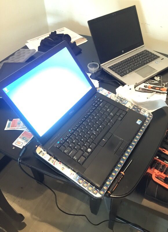 Dell E6410 i7 8gb ram 250gb, win7, office.