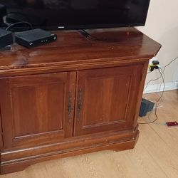 Entertainment Hutch/ HARDWOOD custom Made