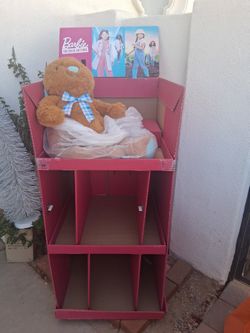 BARBIE DISPLAY WITH SHELVES