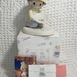 Precious Moments "You're One in a Million to Me" Porcelain Figurine #PM951 . 