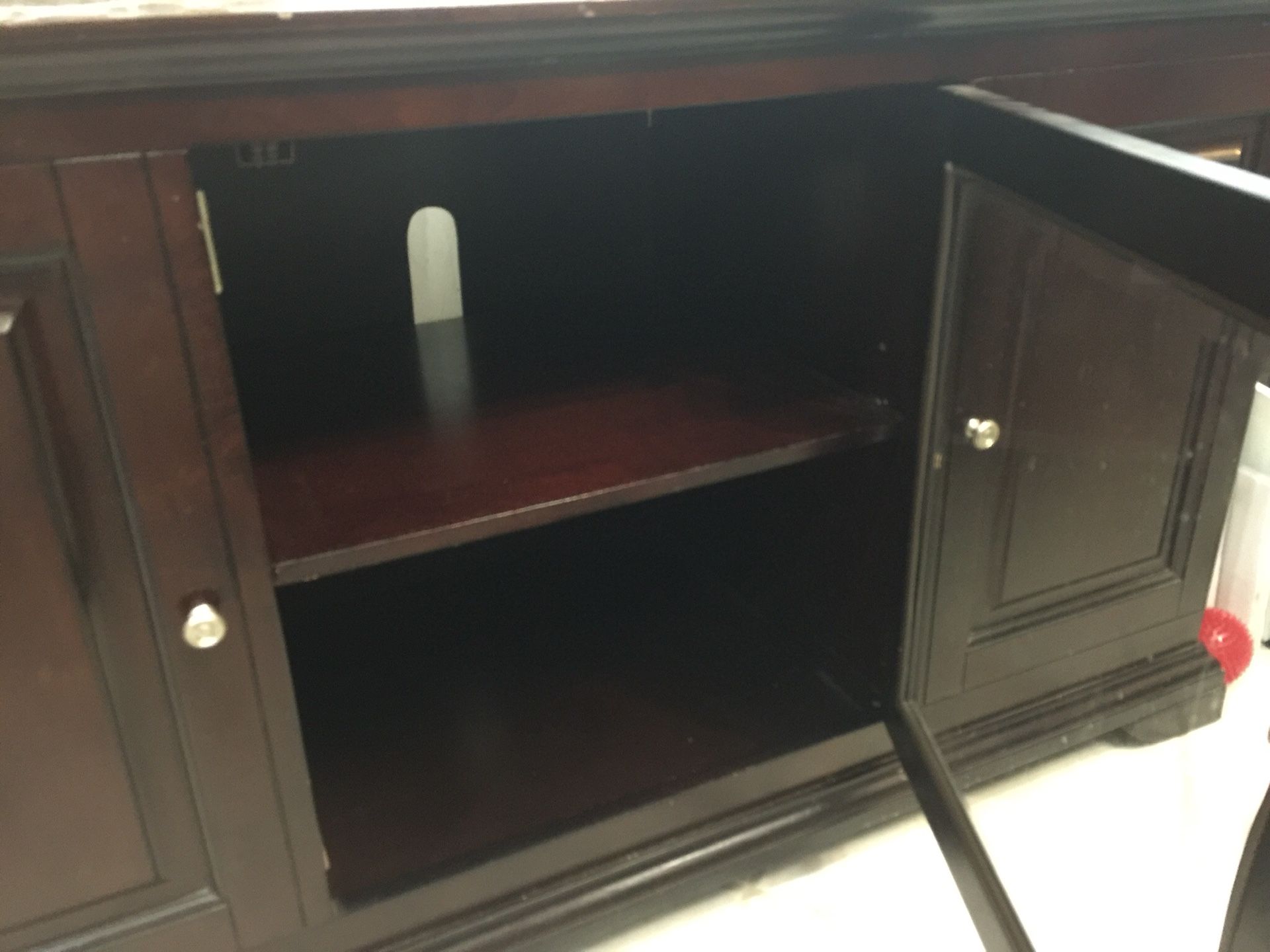 Brown Cabinet, TV stand, shelf unit, kitchen cabinet