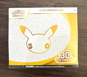 Pokemon 30th Anniversary Celebration Elite Trainer Box ETB