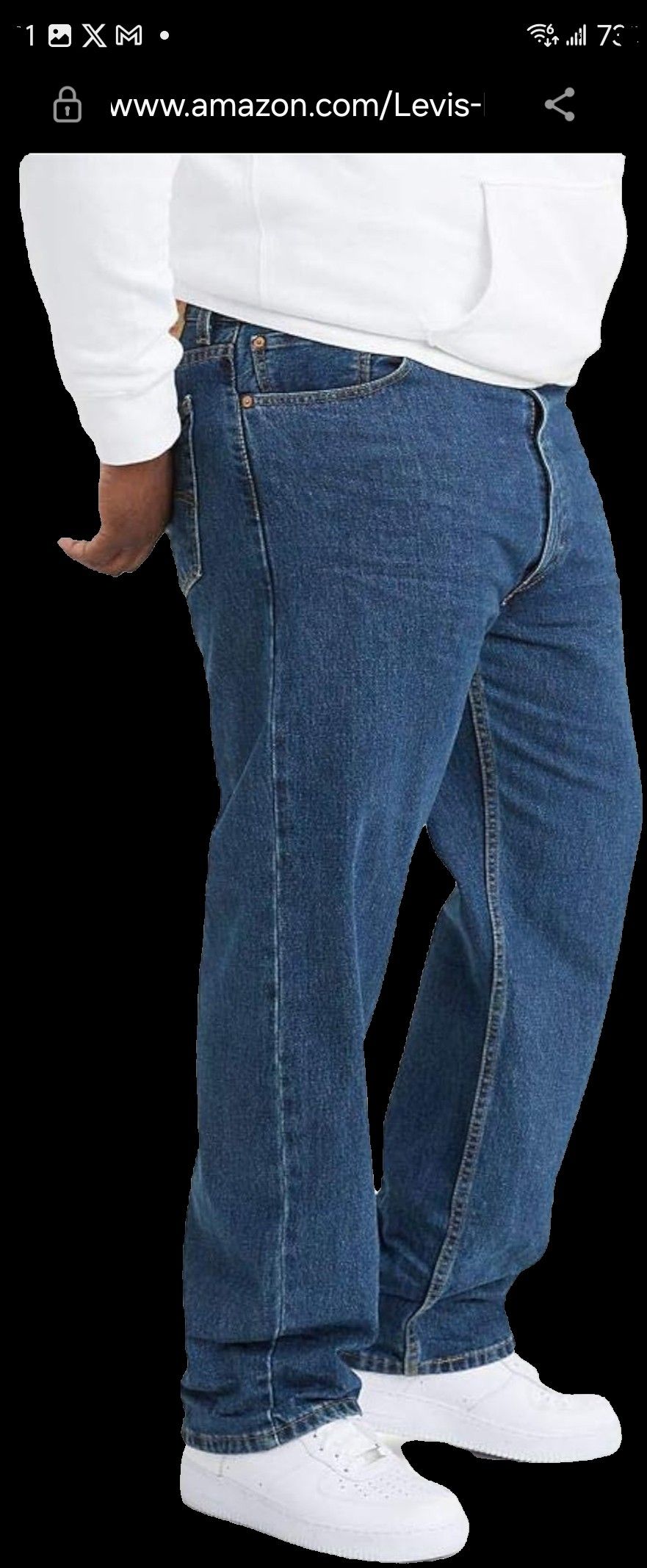levis regular waist 30 length 29 blue jeans men