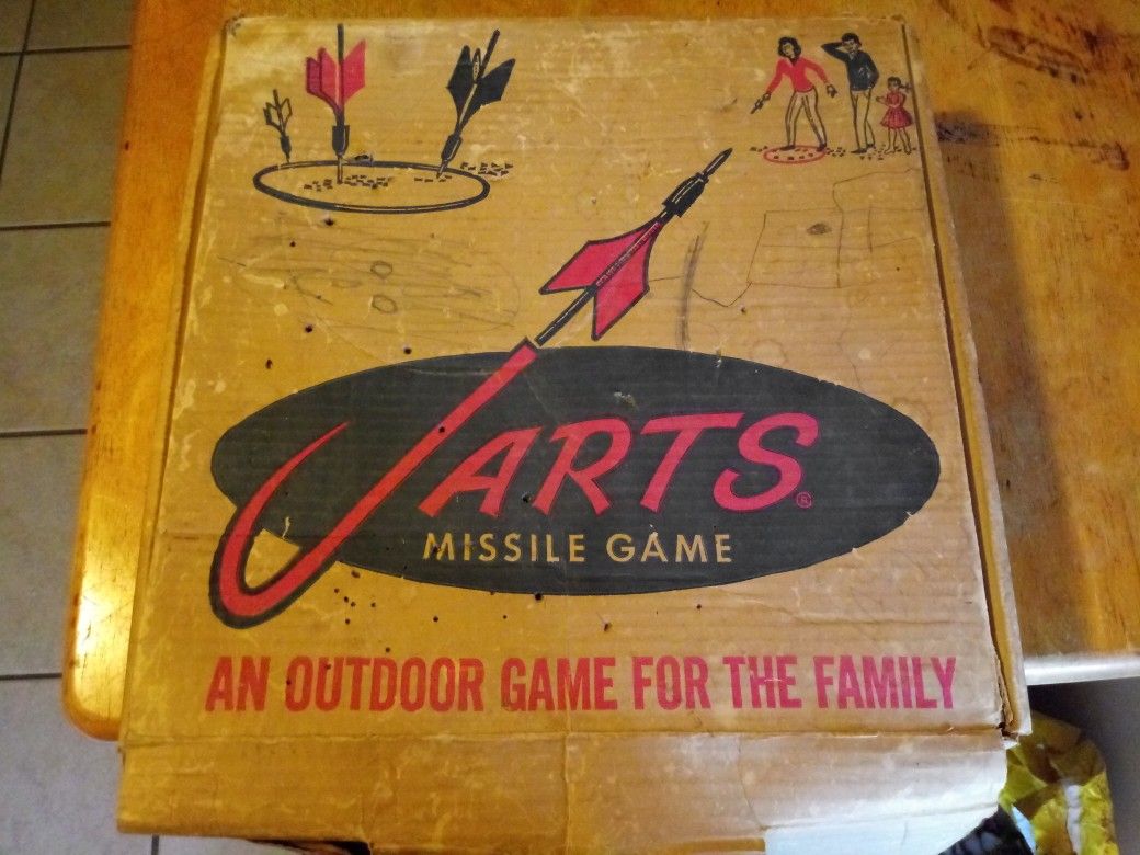 Vintage jarts missile game