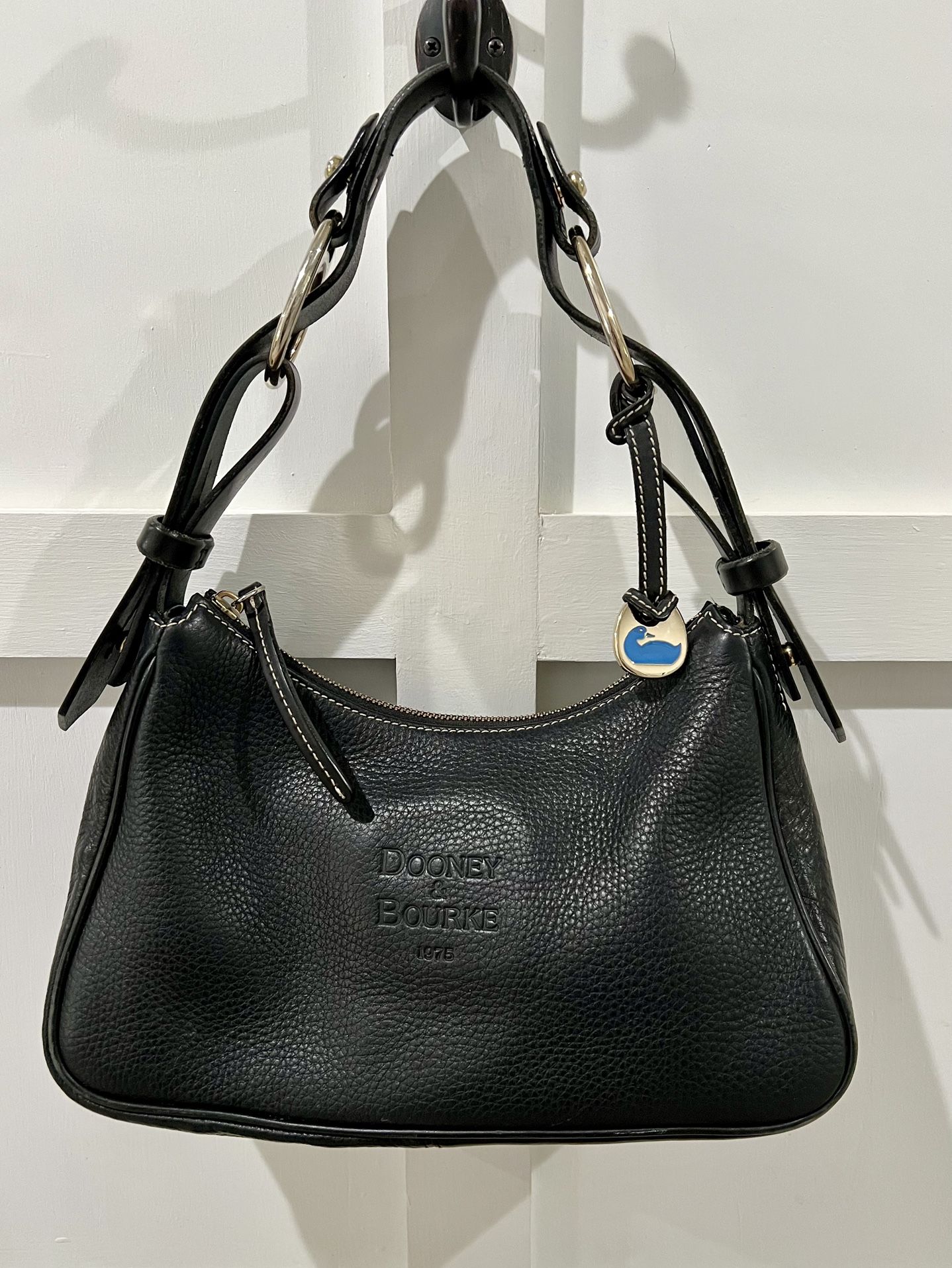 Dooney & Bourke 1975 Pebbled Leather Hobo Purse