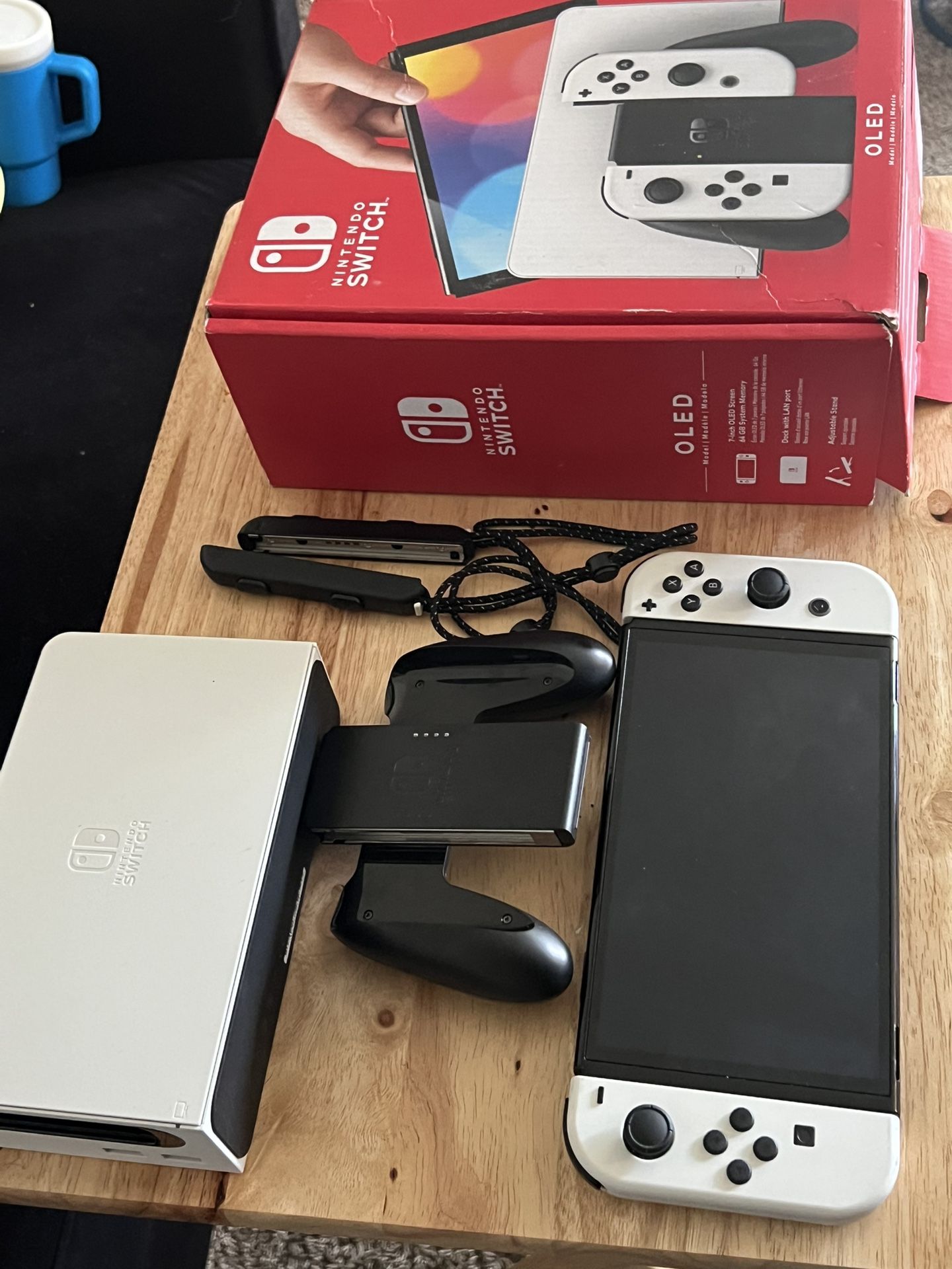 Nintendo Switch OLED - Like New w/ Box & Accessories -$240 OBO