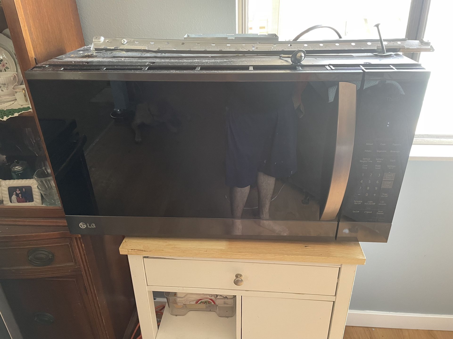 LG ThinQ Over Oven Microwave