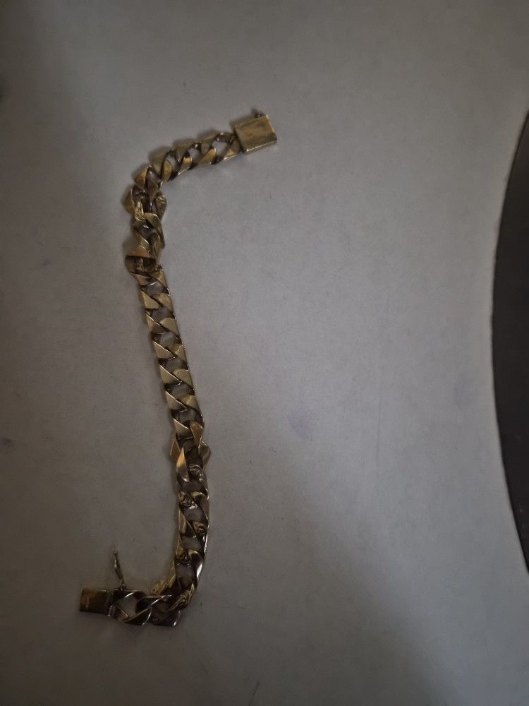 14k Gold Men Bracelet