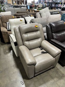 New Leather recliner armchair from Costco