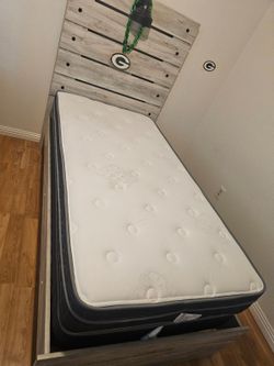 Twin Bed And Mattress