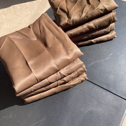 Brown Curtain Panels