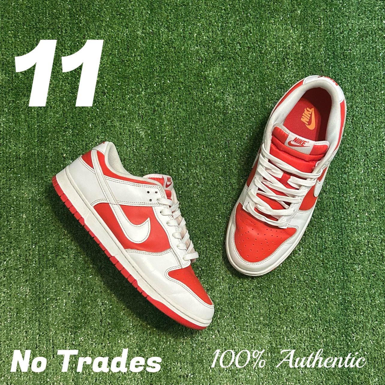 Size 11 Nike Dunk Low โChampionship Redโ ๐