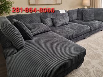 New Oversized black Sectional